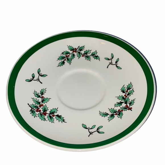 Set of 4 Spode Christmas Tree Saucer & Mugs - Picture 3 of 11
